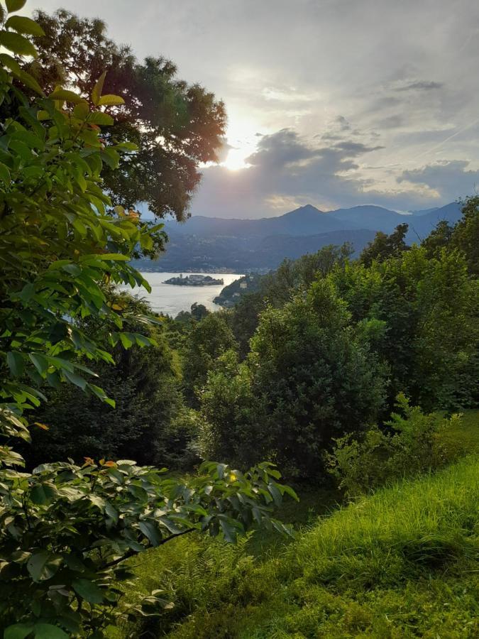 Terrazza Sul Lago Ameno Bagian luar foto
